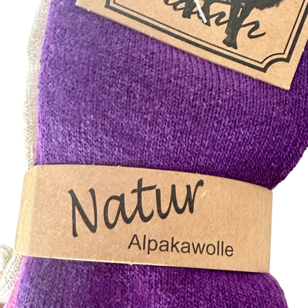 Natur Alpakawoole Traditional Norwegian Socks Set of 3 Brand New with Tags - Picture 3 of 8